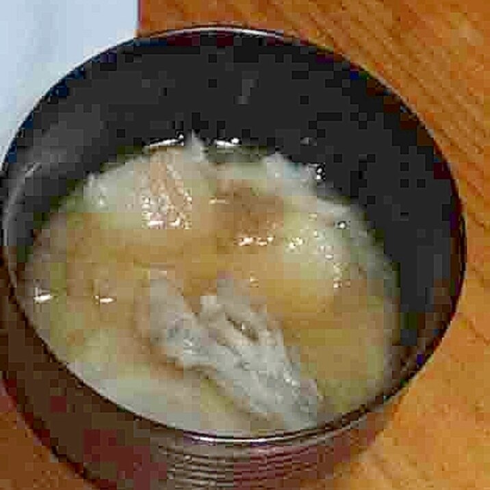 麩と蕪と舞茸のお味噌汁